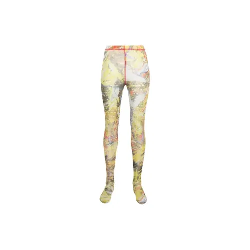 DIESEL Abstract print Footed Leggings