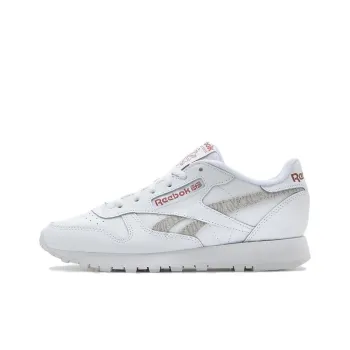 Reebok Classic Leather Anti-Slip Wear-Resistant Low-Top Casual Shoes Unisex White