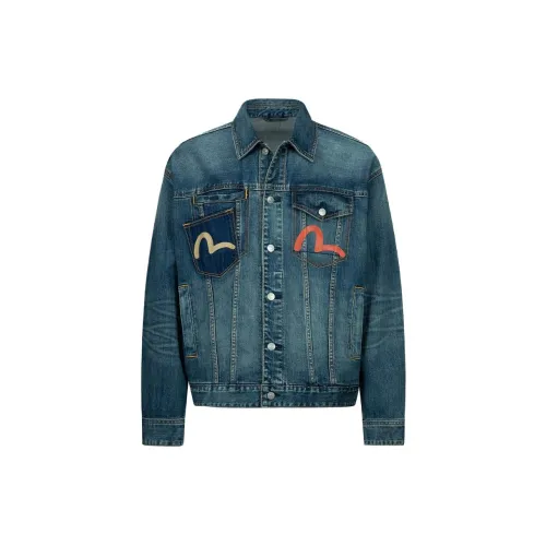 EVISU Seagull-print Denim Jacket