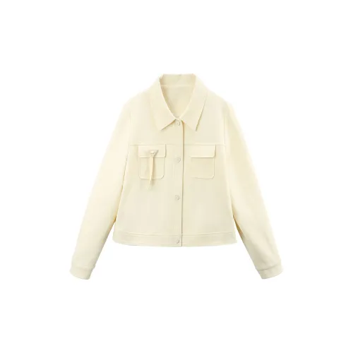 A paradise for awakening Jackets Women's Beige