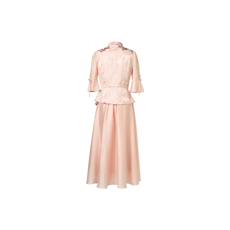 Duffy Fashion Skirt Set Women's Orange Pink-1