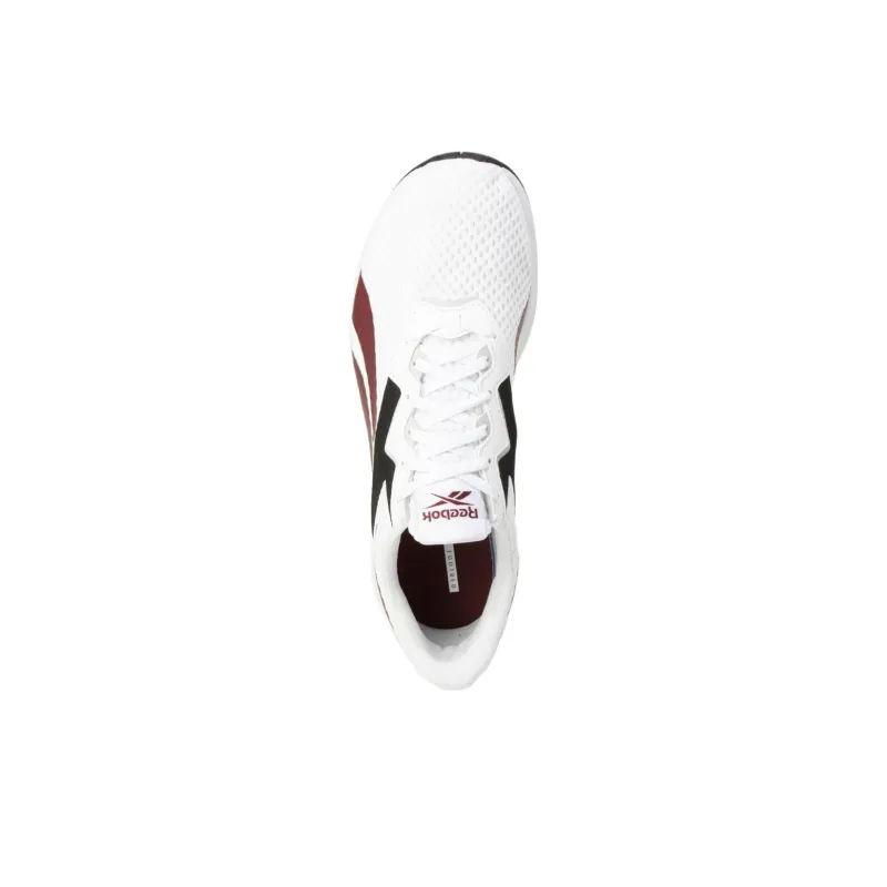 Reebok Energen Plus 2 Anti Slip Wear Resistant Low Top Casual Running Shoes Men's White Black Red-4
