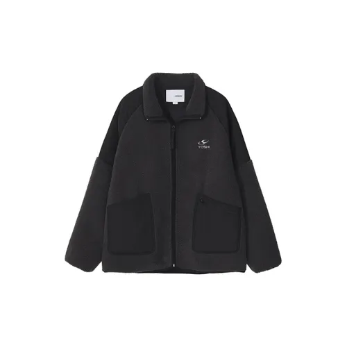 YOSHIYOYI Jackets Unisex Dark Gray