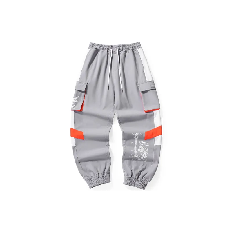 GENANX Thickened Casual Pants Unisex Gray-1