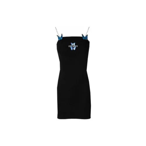 13 DEMARZO Slip Dresses Women's Black