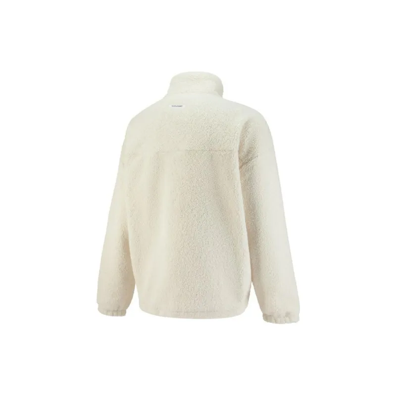 PUMA Mmq Series Velvet Jackets Unisex White-1