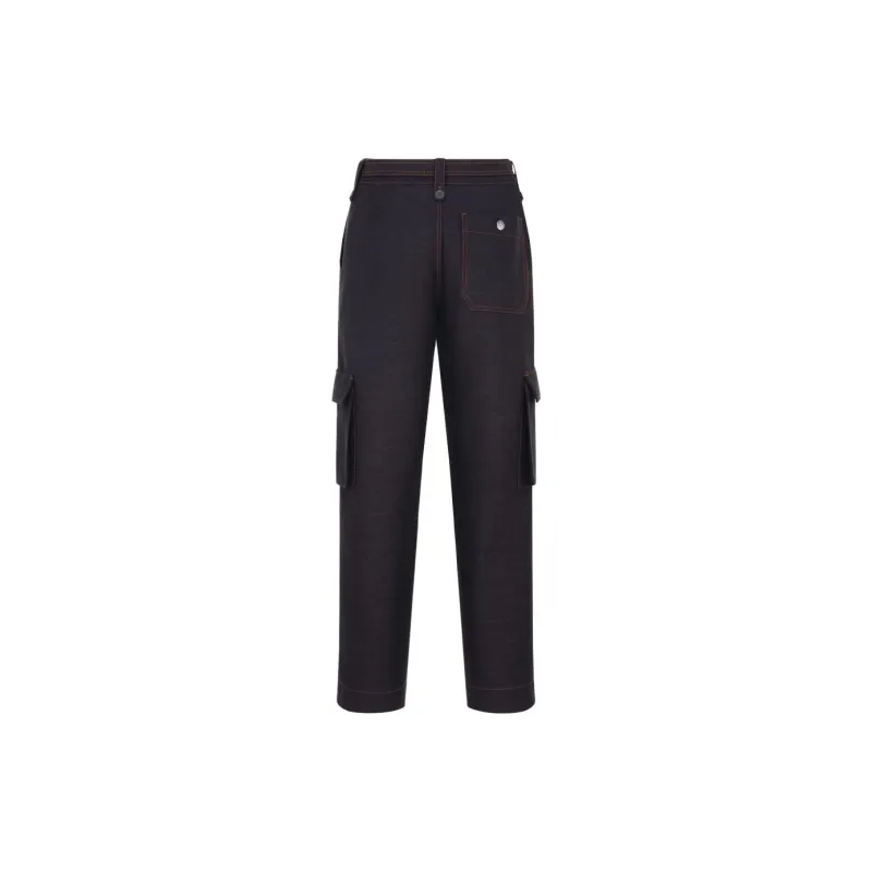 DIOR FW23 Jeans Women's Dark Blue-1