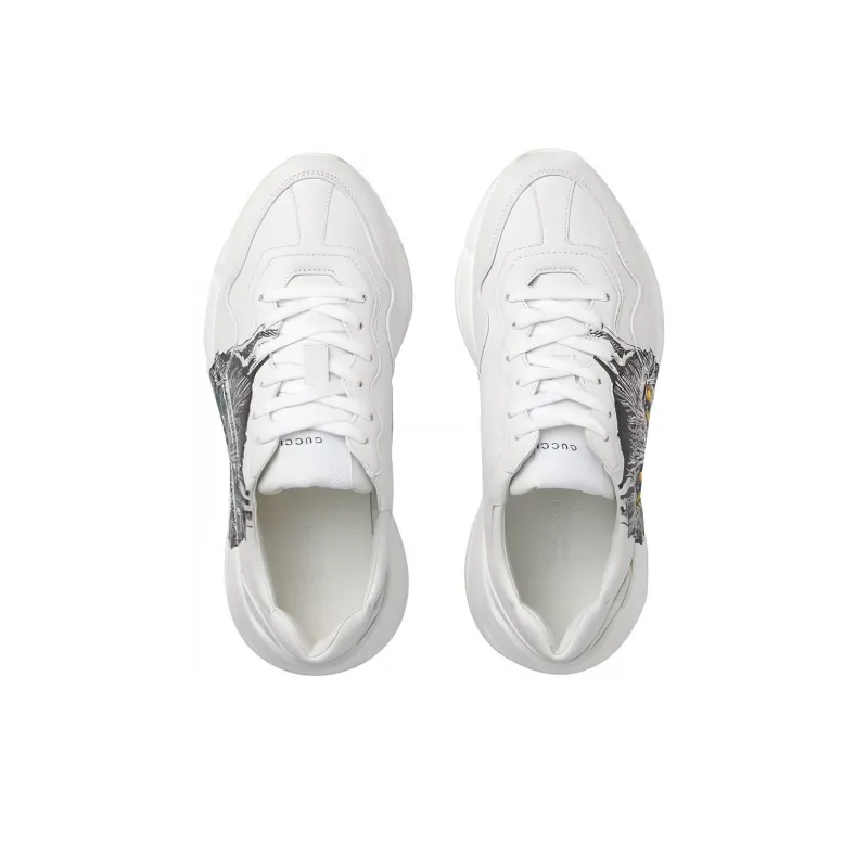 GUCCI Rhyton Mystic Cat White Women's-3