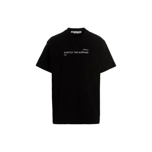 OFF-WHITE Slogan-print Short-sleeve T-shirt