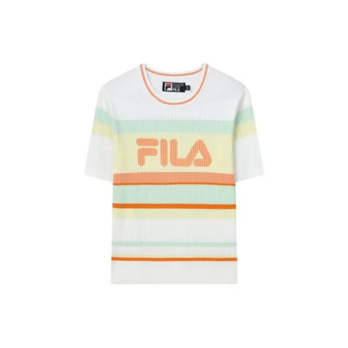 FILA Vincent Van Gogh T-Shirts Women's Cloud White