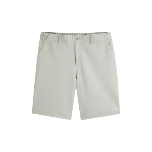 PEACEBIRD MEN Casual Shorts Men Light Gray Green 1