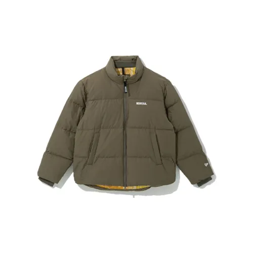 New Era Down Jackets Unisex Olive Green