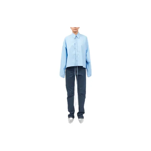 MM6 Maison Margiela Shirts Women's Blue