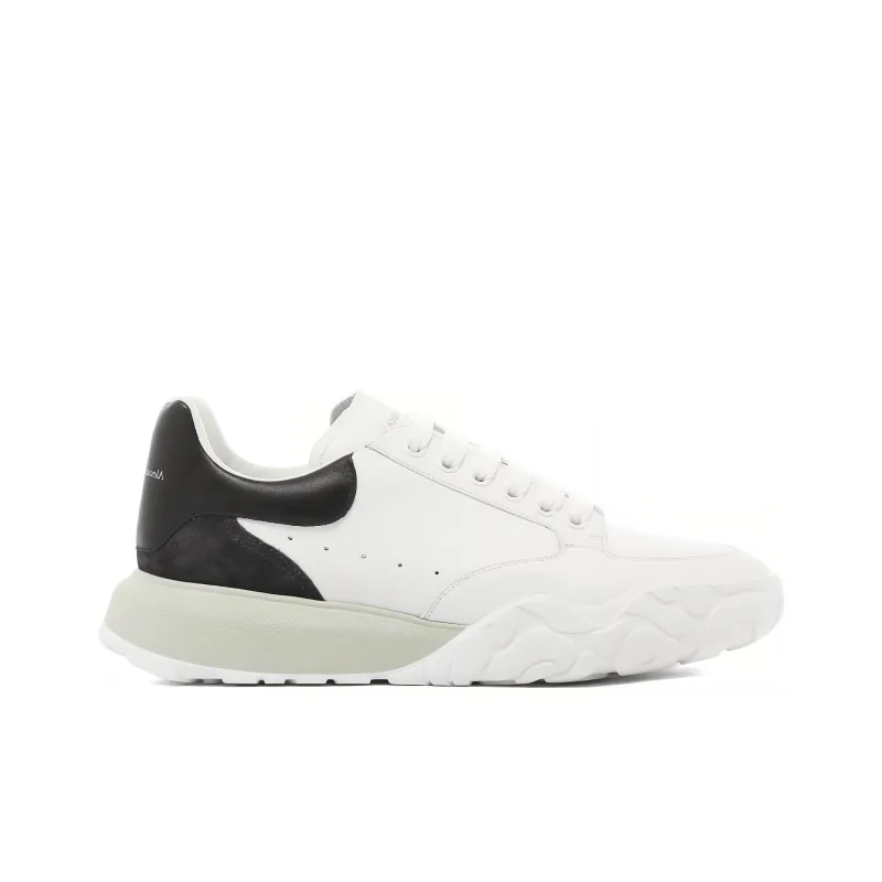 Alexander McQueen Court Trainer Cushioning, Slip Resistant, And Abrasion Resistant Low Top Casual Shoes Men's White-1