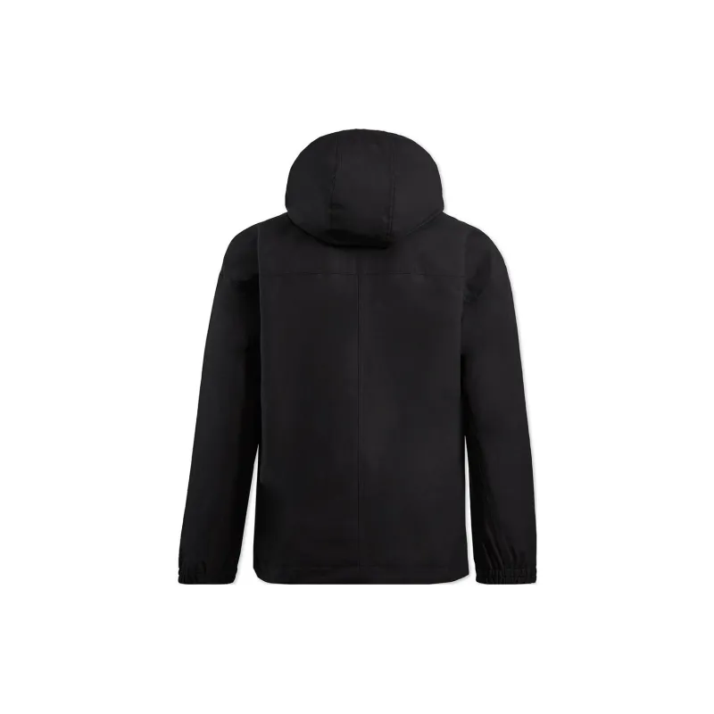 LiNing Fitness Series Men's Long Trench Coat Fall Collection Men's Black-1