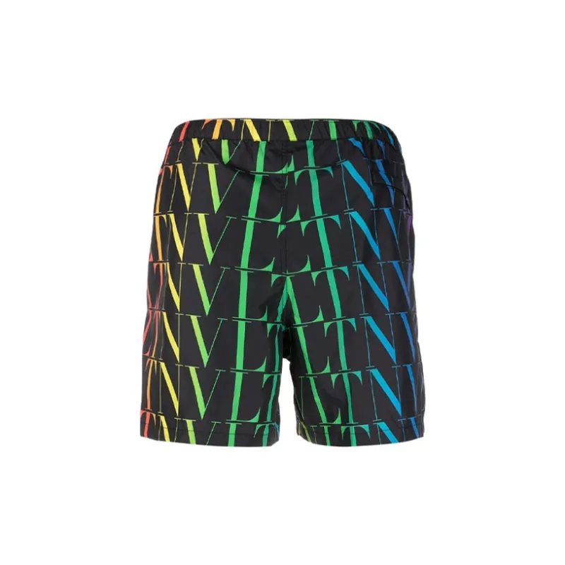 Valentino Casual Shorts Men Black-1