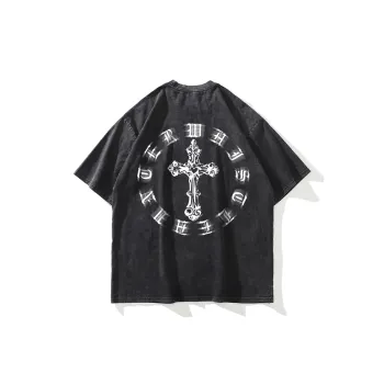 WHISTLEHUNTER Elbow Length Sleeved T Shirt Unisex Black