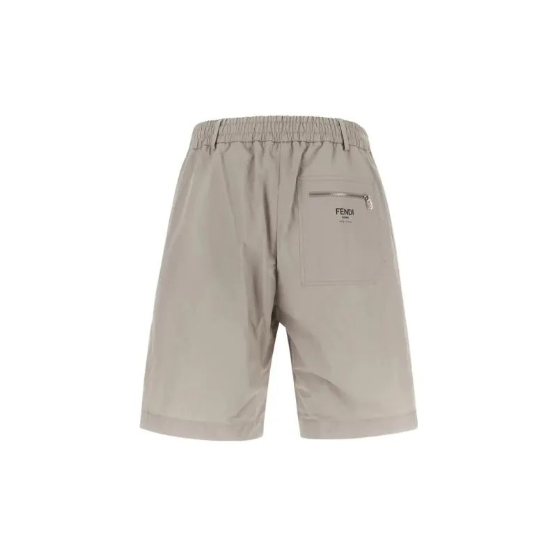 FENDI Casual Shorts Men Gray-1