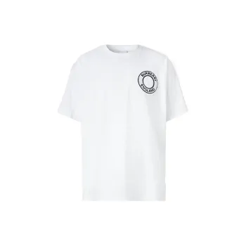 Burberry Logo Graphic Cotton Oversized T shirt