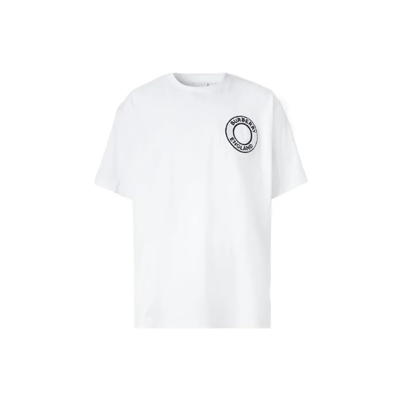 Burberry Logo Graphic Cotton Oversized T shirt-0