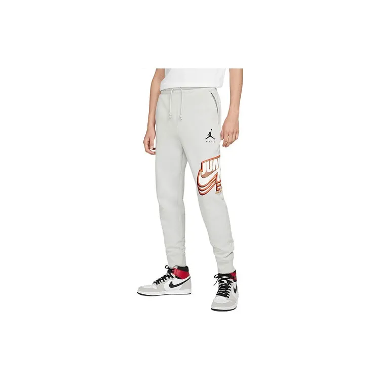 Jordan Sports Pants Men Light Gray-3