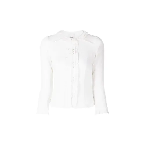 ISABEL MARANT Georgia Ruffled Semi-sheer Blouse