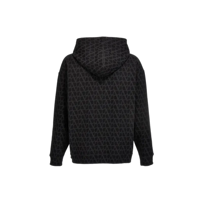 Valentino Allover Logo Hoodie-1