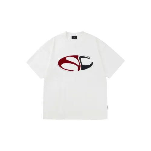 PCLP 2023 Spring Summer Broken Mirror T-Shirts Unisex Off White