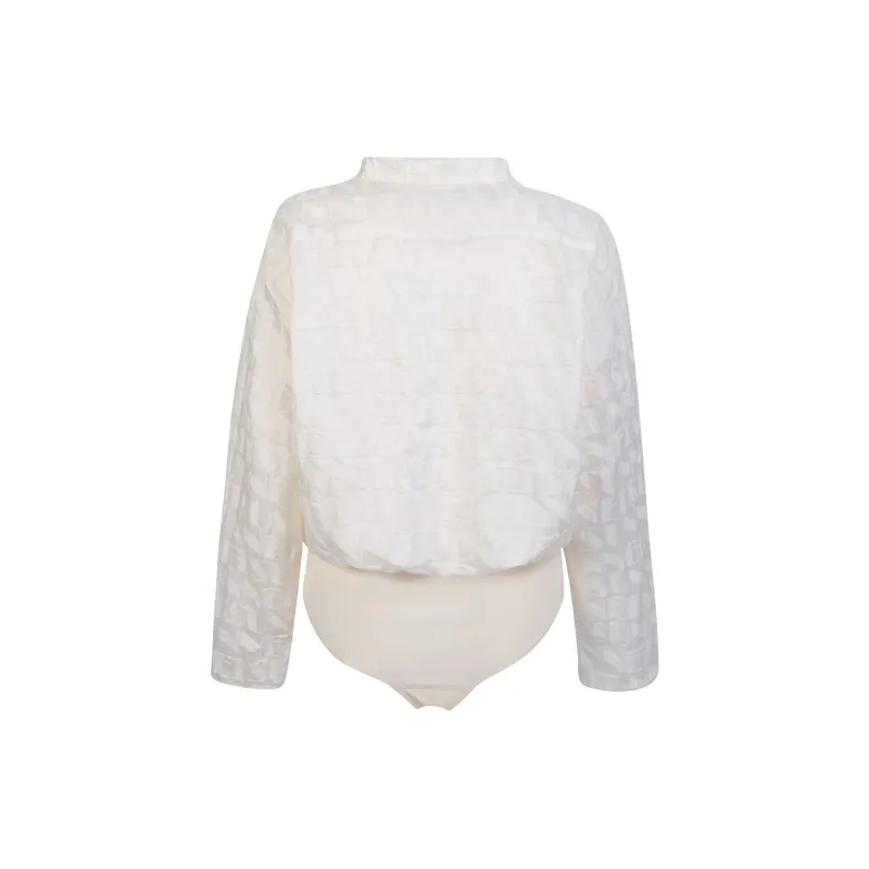 Sunnei Logo Jacquard Buttoned Bodysuit-1