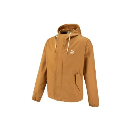 PUMA Jackets Unisex Brown