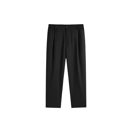 PEACEBIRD MEN Casual Pants Men Black First Batch Loose Fit