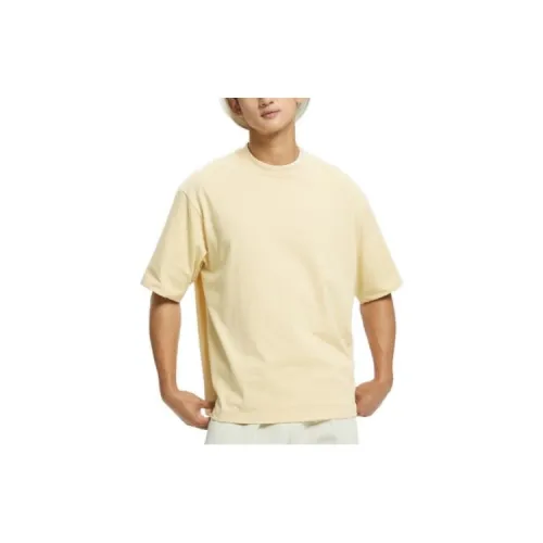 Calvin Klein T-Shirts Unisex Light Yellow