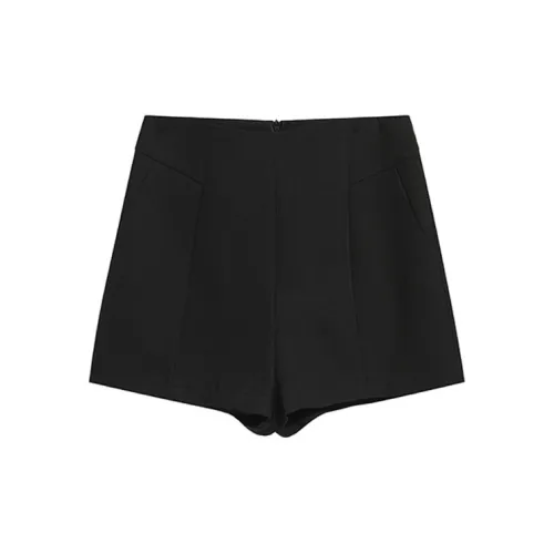 LOKUINTUS Casual Shorts Women's Black