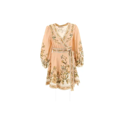 Zimmermann Long-Sleeved Dresses Women's Orange