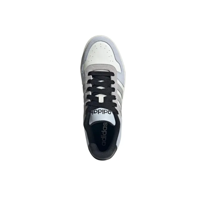 Adidas Neo D PAD Anti Slip Wear Resistant Low Top Skateboard Shoes Unisex White Gray Blue-4