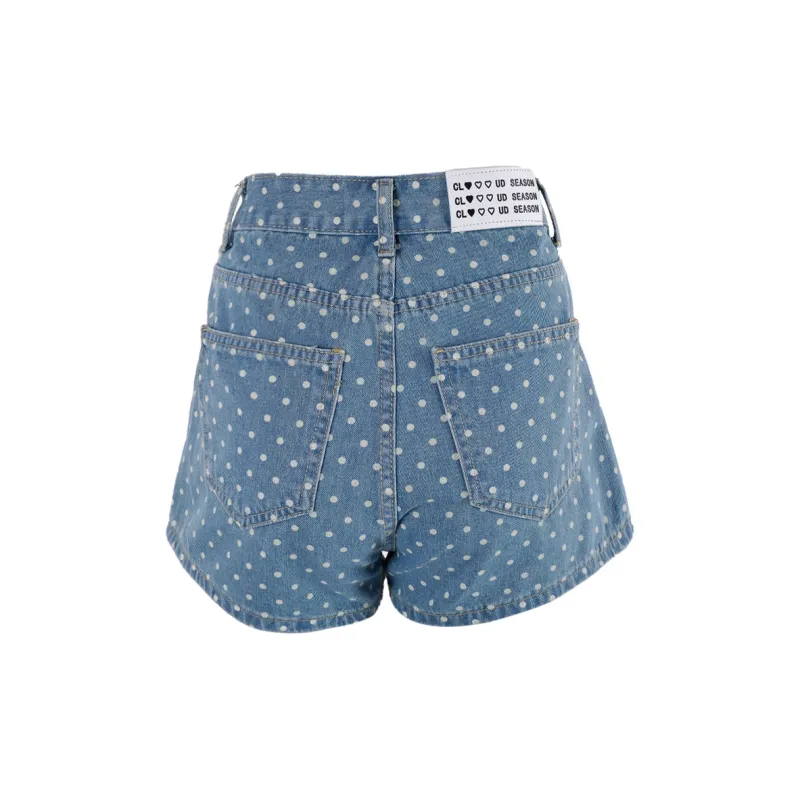 CLOUD SEASON Denim Shorts Women's Blue-1
