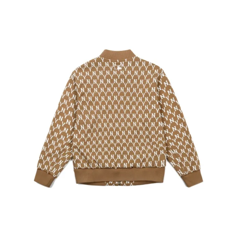 MLB Baseball Jacket Unisex Beige-1
