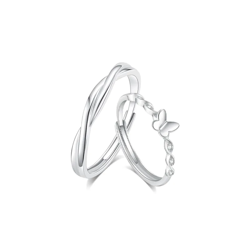 MISS TOOYA S999 Fine Silver Rings Unisex-16