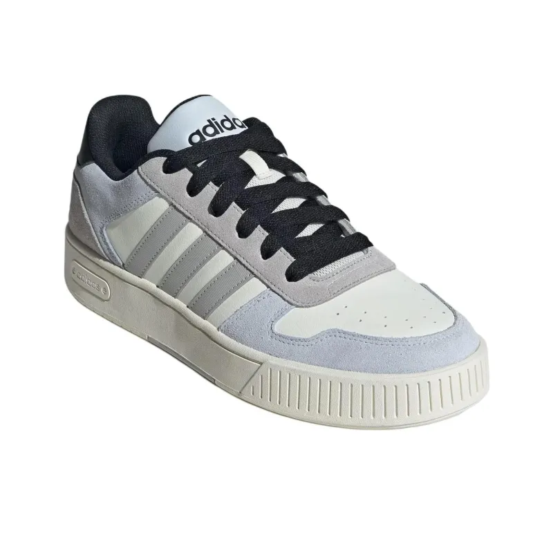 Adidas Neo D PAD Anti Slip Wear Resistant Low Top Skateboard Shoes Unisex White Gray Blue-2