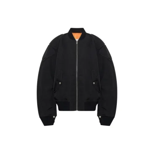 DION LEE Plain Oversize Bomber Jacket