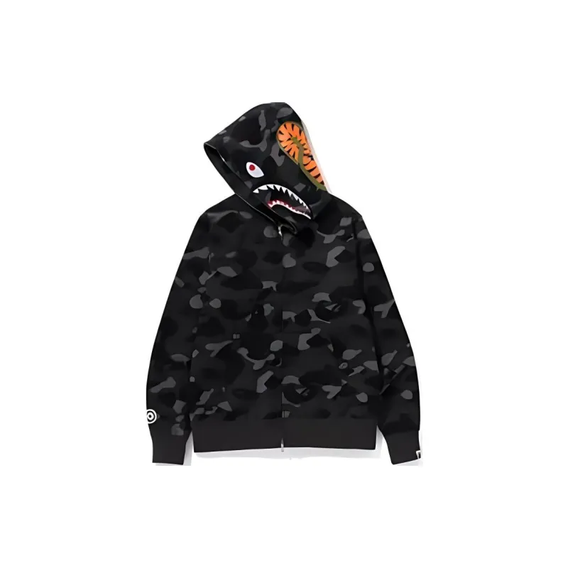 Bape Color Camo Shark Pullover Hoodie-1