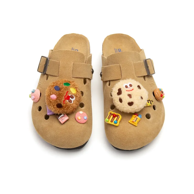 Three Islands Abrasion Resistant Slip Resistant Wrap toe Slippers Women's Cute Bean-2