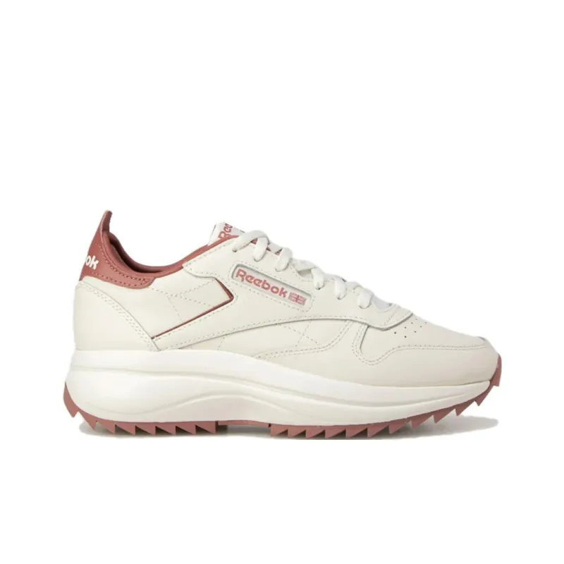 Reebok Anti Slip Wear Resistant Low Top Casual Shoes Women's Beige White Pink-1