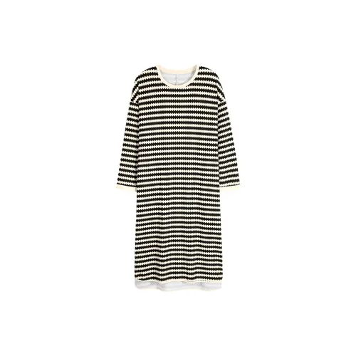 MIIOW Trend Party Series Nightgown Women's Black White