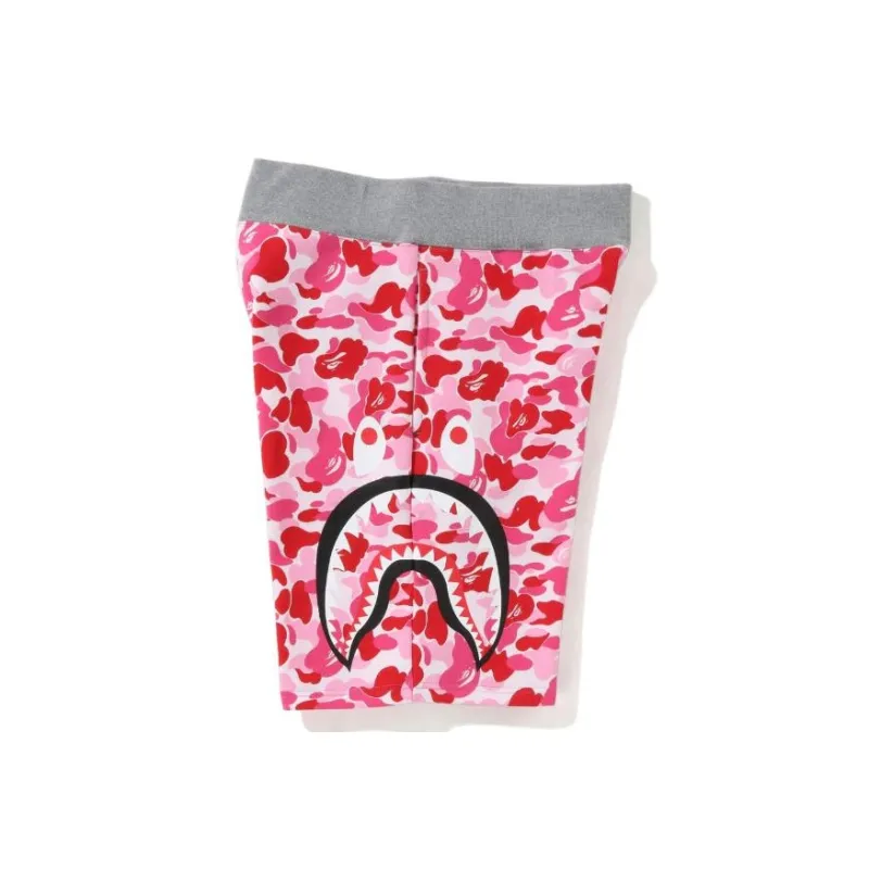 Bape Abc Camo Side Shark Sweat Shorts-11