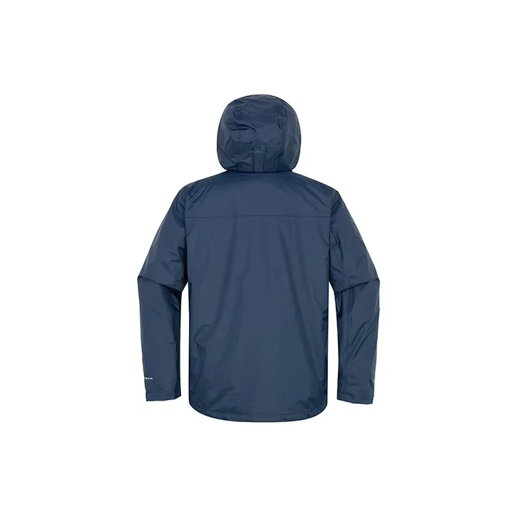 Columbia Waterproof And Windproof Windbreaker Jacket Men's Navy Blue-1