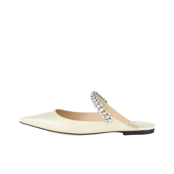 Jimmy Choo Bing Closed Toe Slippers Women's Linen