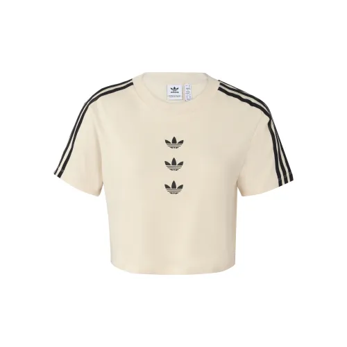 Adidas Originals Spice Girls Series Crop Tops Women's Off White