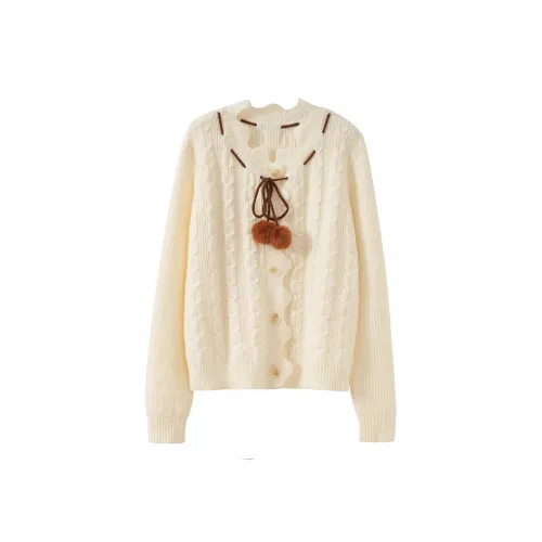 Li Xiaoshan Knitwear Women's Milk White