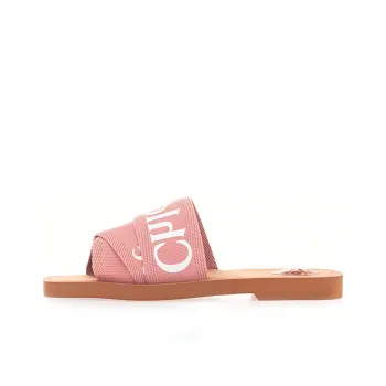 Chloe Woody Rubber Sole Slip Resistant Stylish Sandals Women's Rose Pink